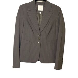 The Travel Suit Vintage Y2K Pinstriped Blazer jacket size 4